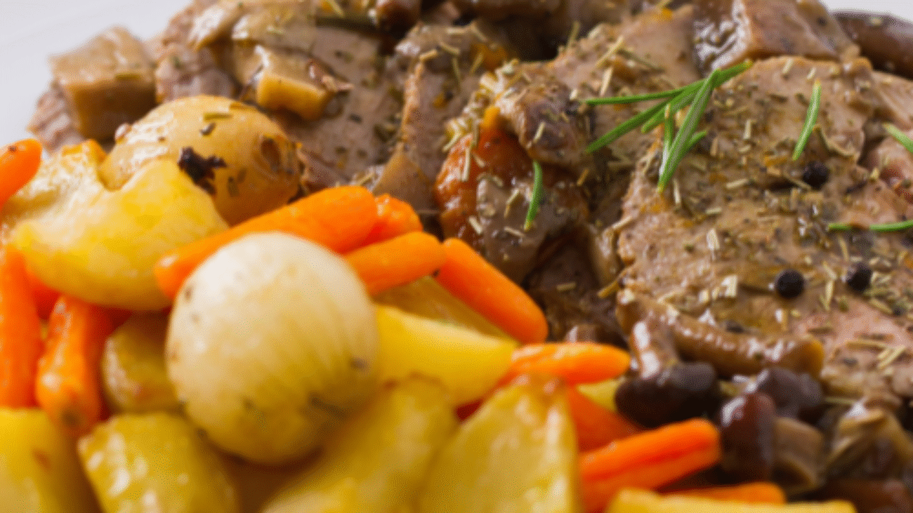 Roast Irish Beef, Mashed Potato and Baton Carrot