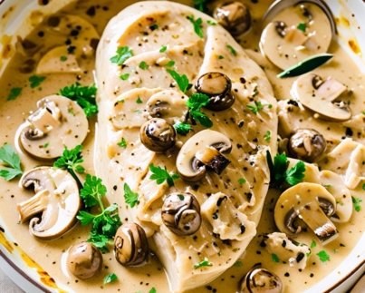 Chicken Fillet in Mushroom Sauce