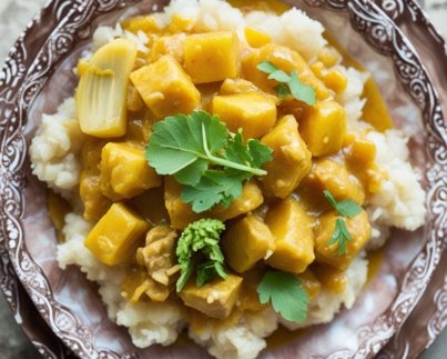 Caribbean Chicken and Mango Curry