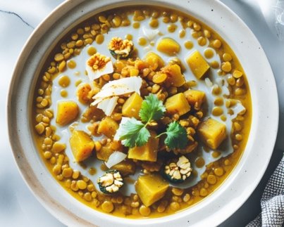 Tripura Butternut Squash and Lentil Curry