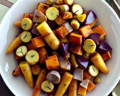 Oven Roasted Root Vegetables