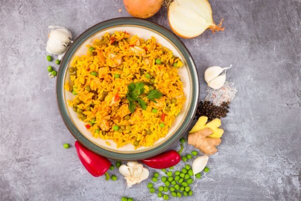 Peri Peri Chicken Stir Fry and Rice