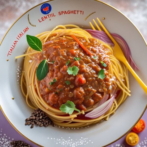 Lentil and Sheredded Carrot Bolognese